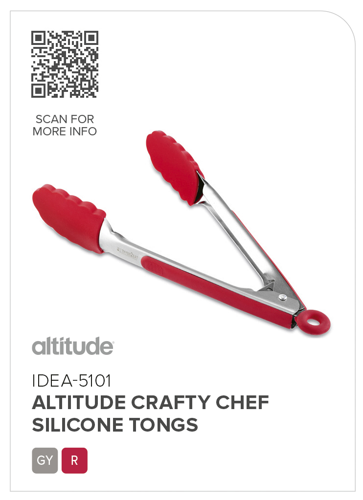 Altitude Crafty Chef Silicone Tongs